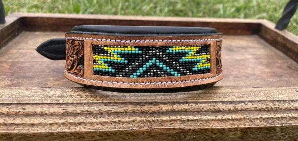 Maverick Beaded Dog Collar