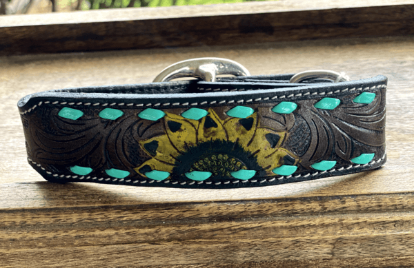 Leather Dog Collar -SCENIC