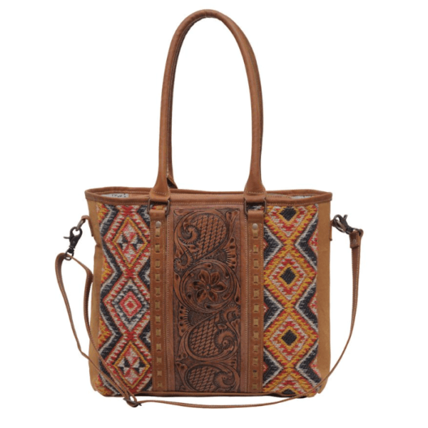 Hand Tooled Bag - Scarlett