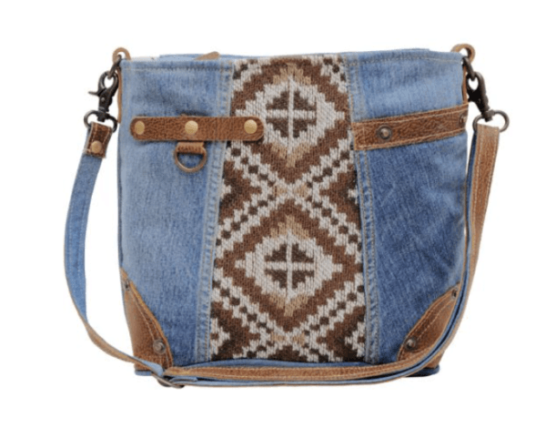 Denim Shoulder Bag Sofia Aztec