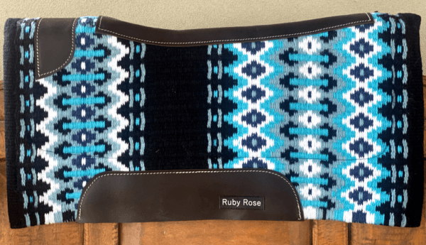 Ruby Rose Saddle Pad - Aqua Flash