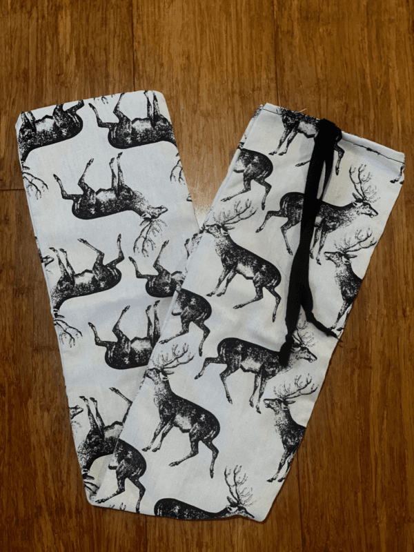 Horse Tail bag - Deer Design - Tie In or Velcro in