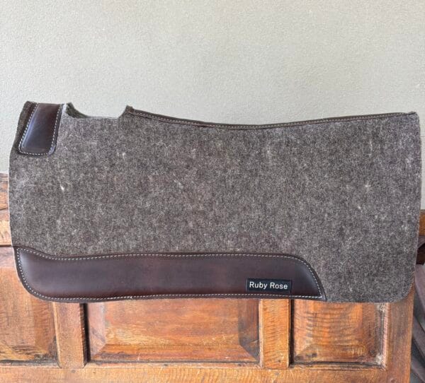 3/4 and 1 Inch wool saddle pad